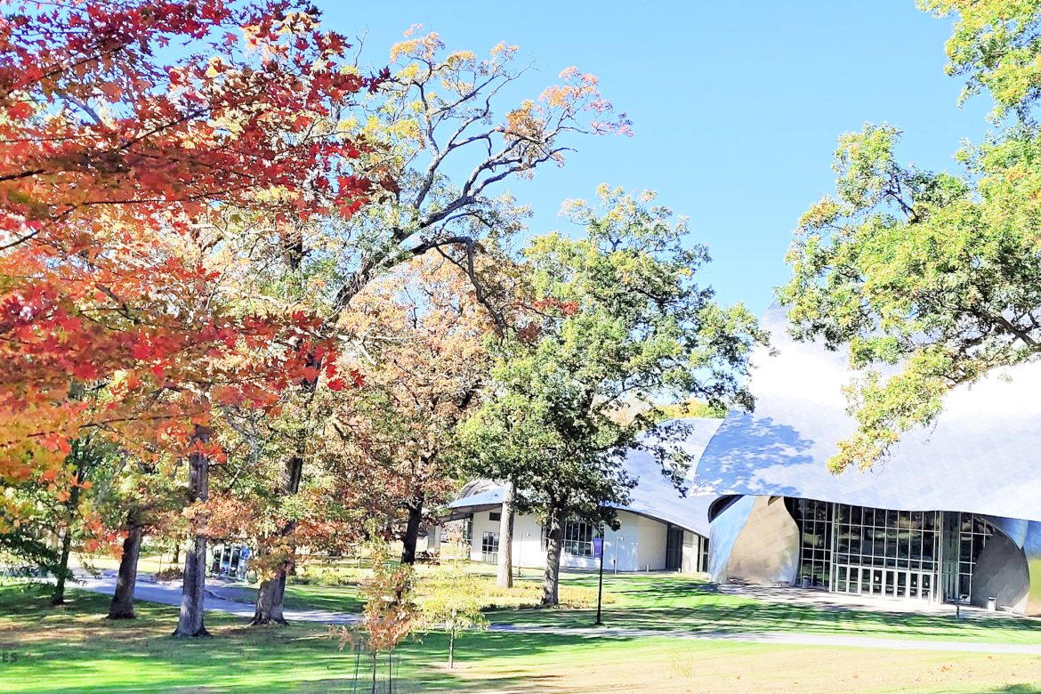 Fall Colors by the Fisher Center at Bard College